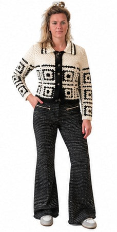 Jollya -  Vest wit/zwart