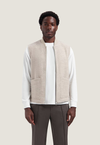 Dstrezzed Nils Vest Teddy Sand