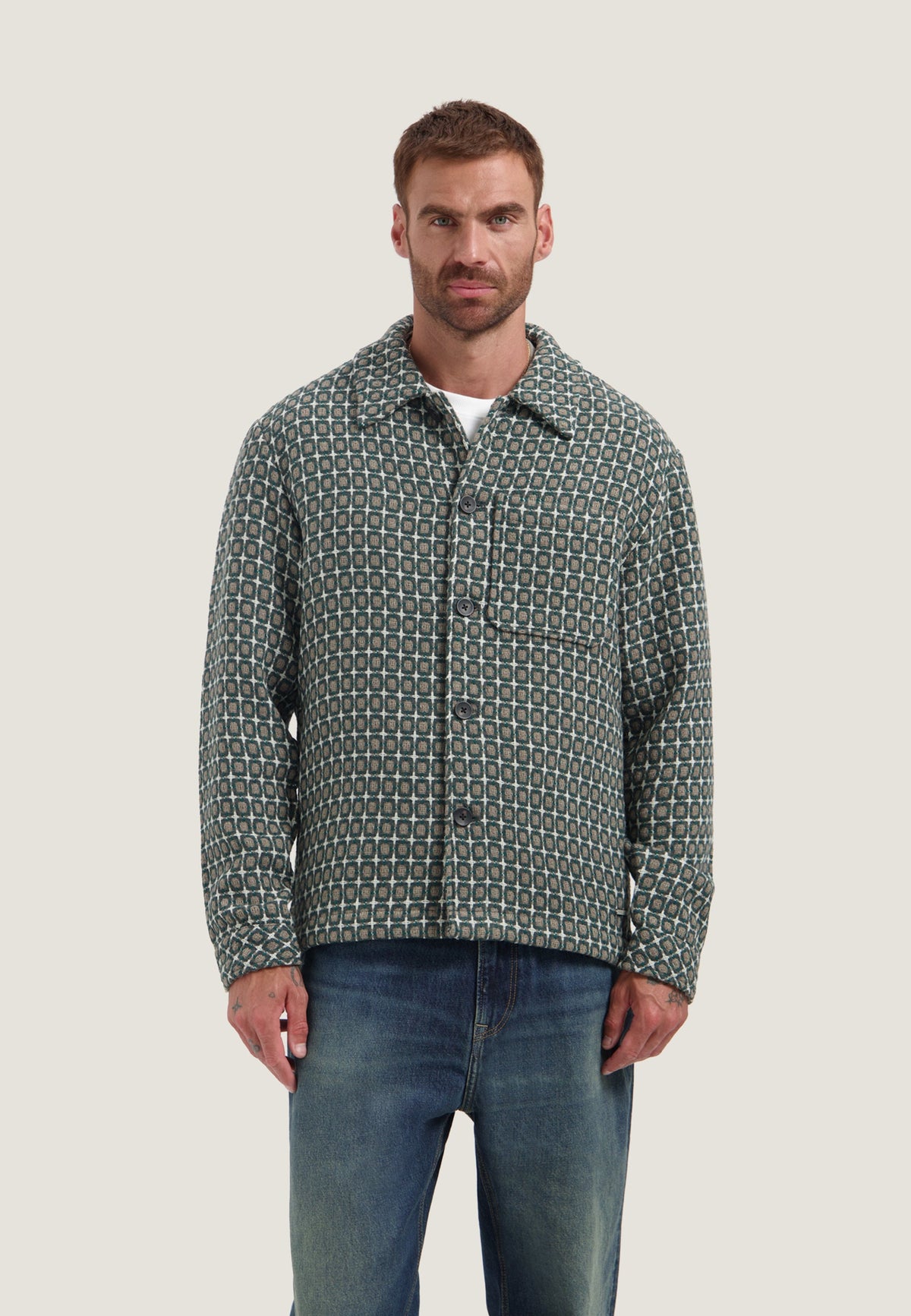 Lino Golfball Overshirt - officiële productfoto